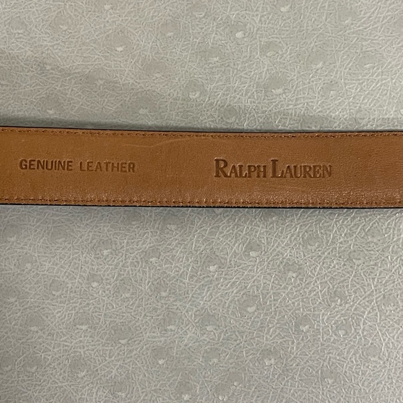 Ralph Lauren Black Leather Belt - Picture 4 of 5